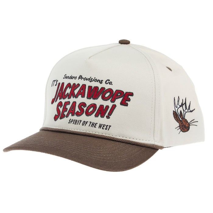 Sendero Provisions Co Men's Cream & Brown Jackawope Season Cap