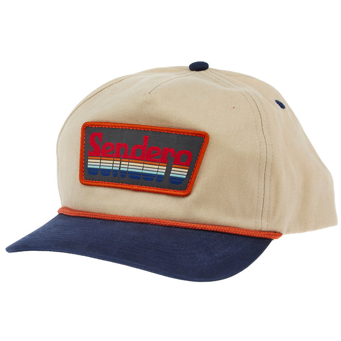 Sendero Provisions Co Men's Cream & Navy Retro Logo Cap
