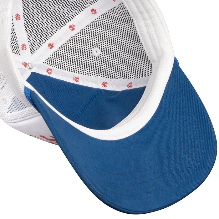 Sendero Provisions Co Men's White and Red Easy Does It Cap