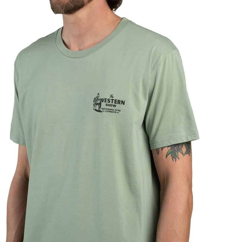 Sendero Provisions Co Men's Green Western Show Tee Shirt
