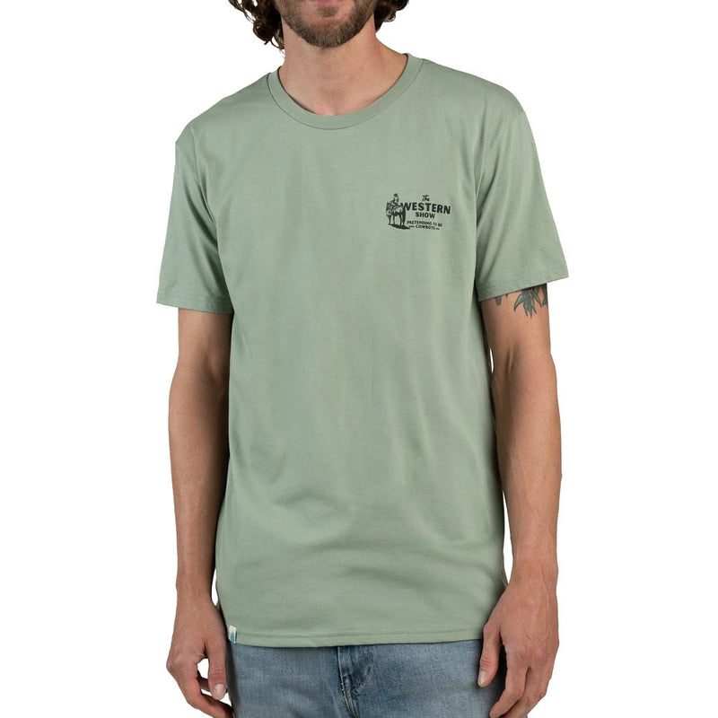 Sendero Provisions Co Men's Green Western Show Tee Shirt