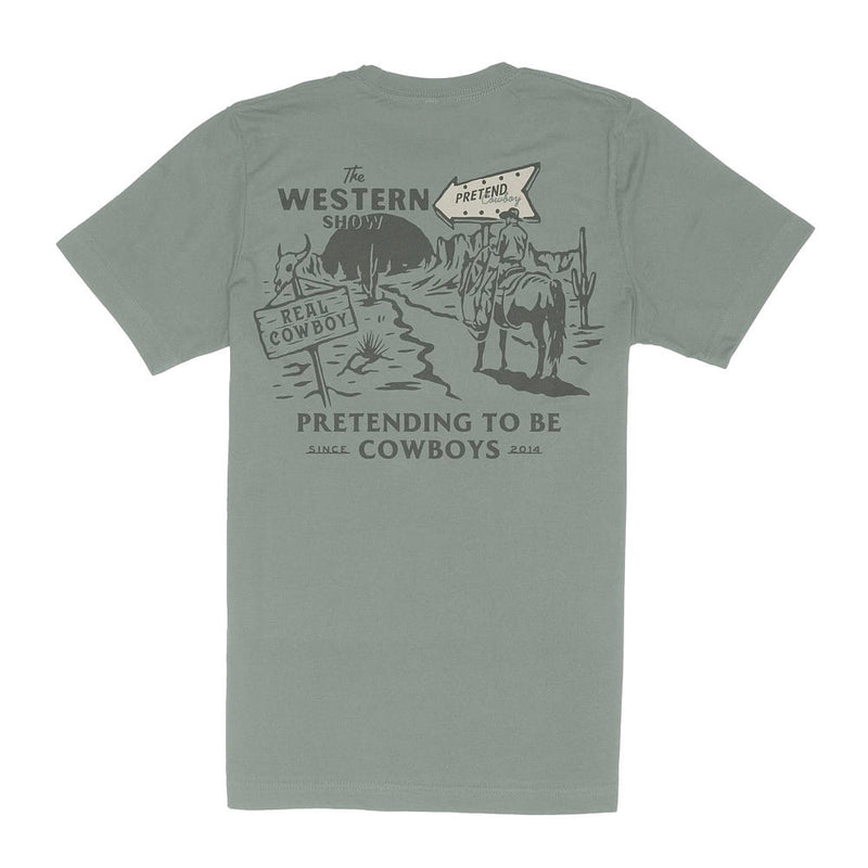Sendero Provisions Co Men's Green Western Show Tee Shirt
