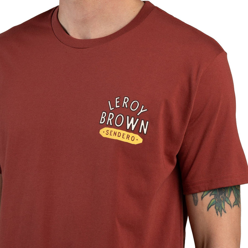 Sendero Provisions Co Men's Warm Red Leroy Brown Tee Shirt