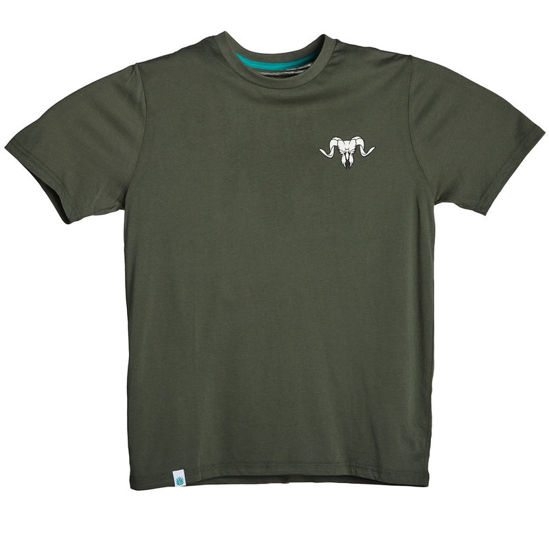Sendero Provisions Co Army Green Big Horn Tee Shirt