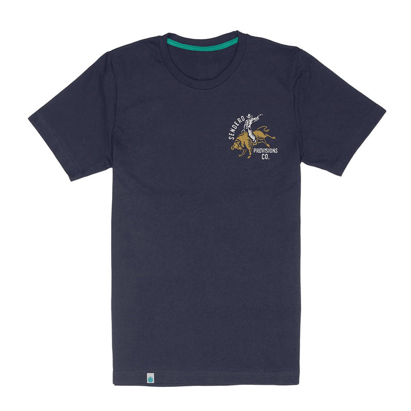 Sendero Provisions Co Men's Navy Ride Or Die Tee Shirt