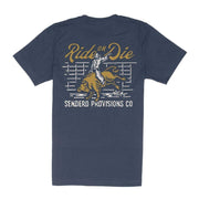 Sendero Provisions Co Men's Ride or Die Navy Tee