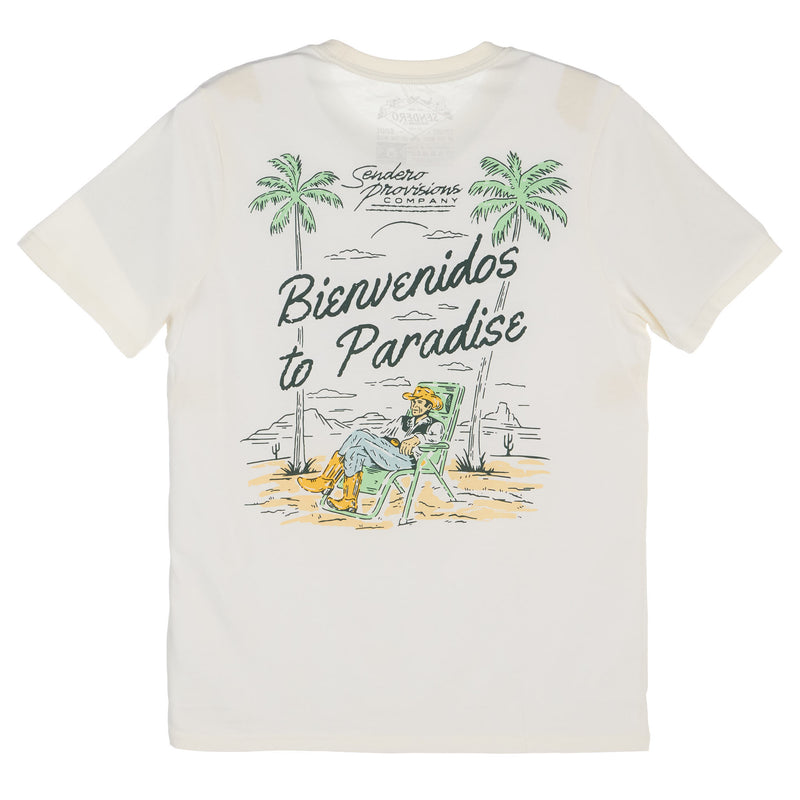 Sendero Provisions Co Mens White Oasis Tee