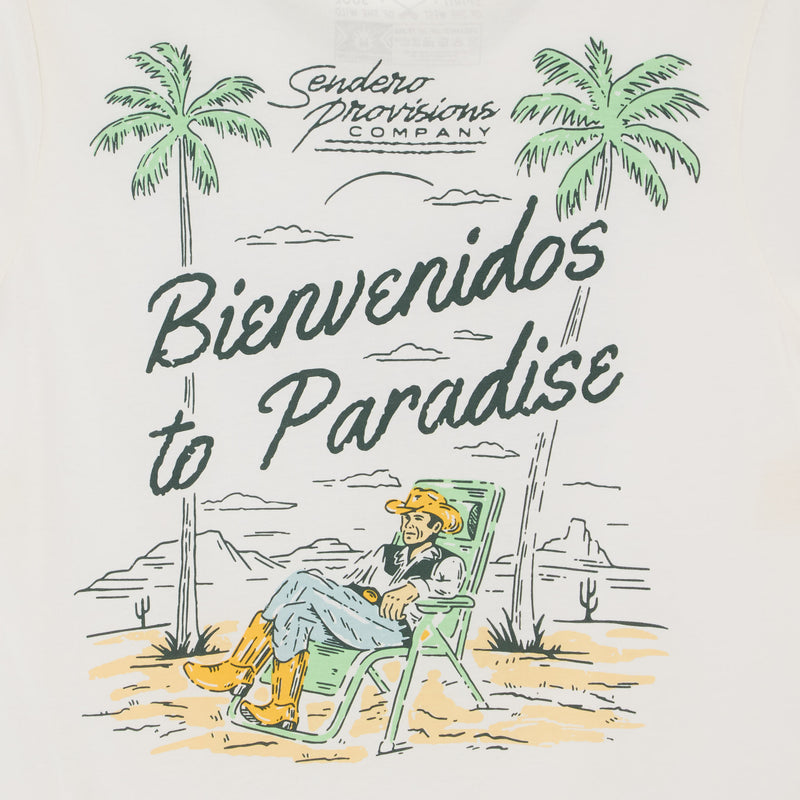 Sendero Provisions Co Mens White Oasis Tee