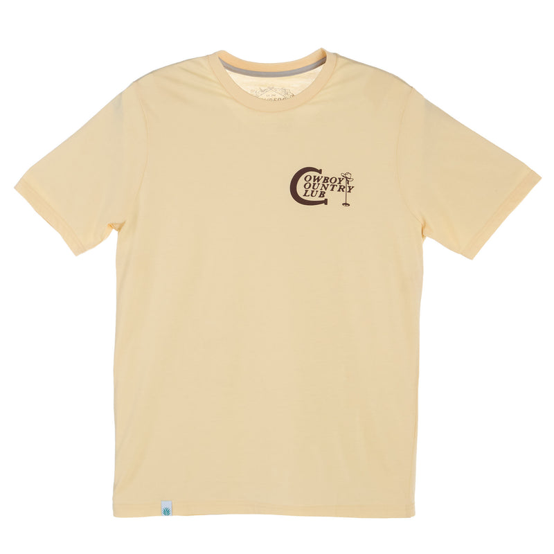 Sendero Provisions Co Mens Cream woby Country Club Tee