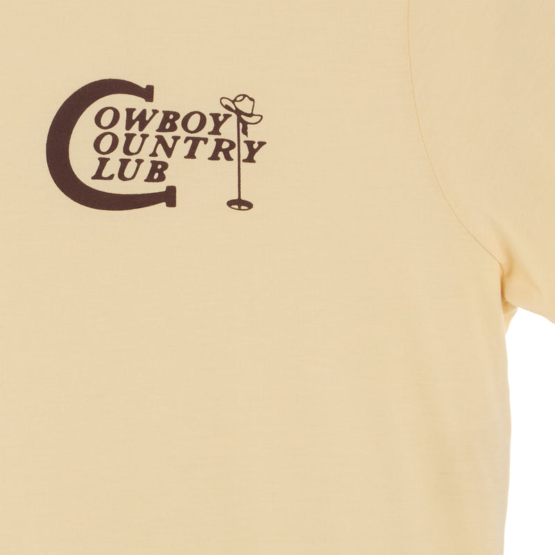 Sendero Provisions Co Mens Cream woby Country Club Tee