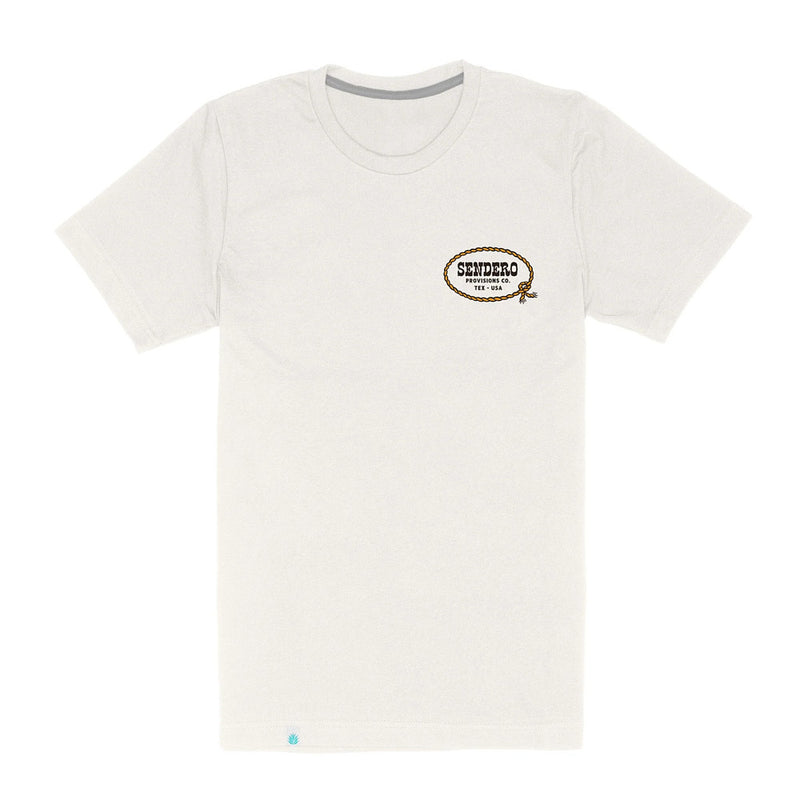 Sendero Provisions Co Men's Arenoso Vintage White Tee
