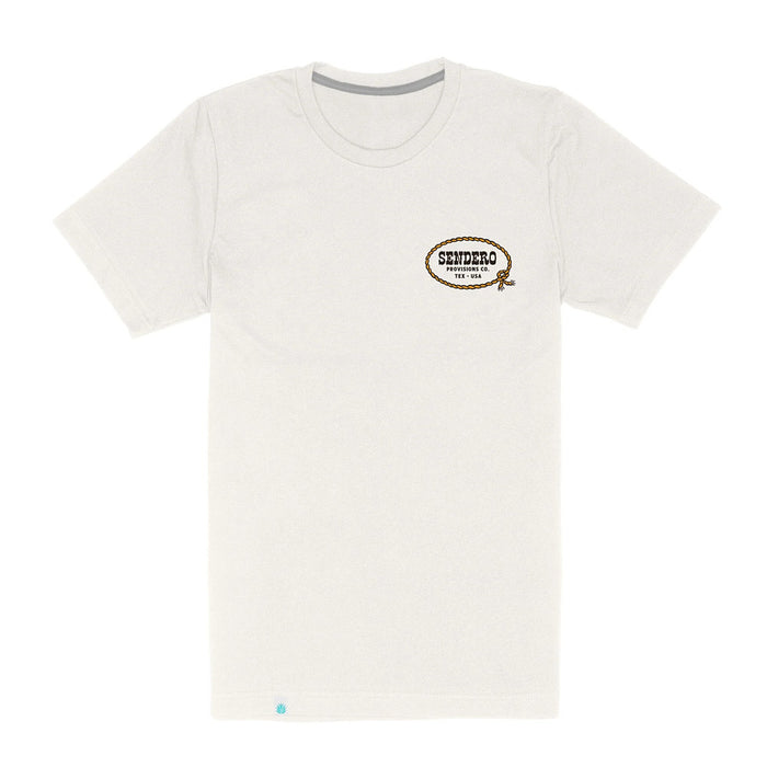 Sendero Provisions Co Men's Arenoso Vintage White Tee