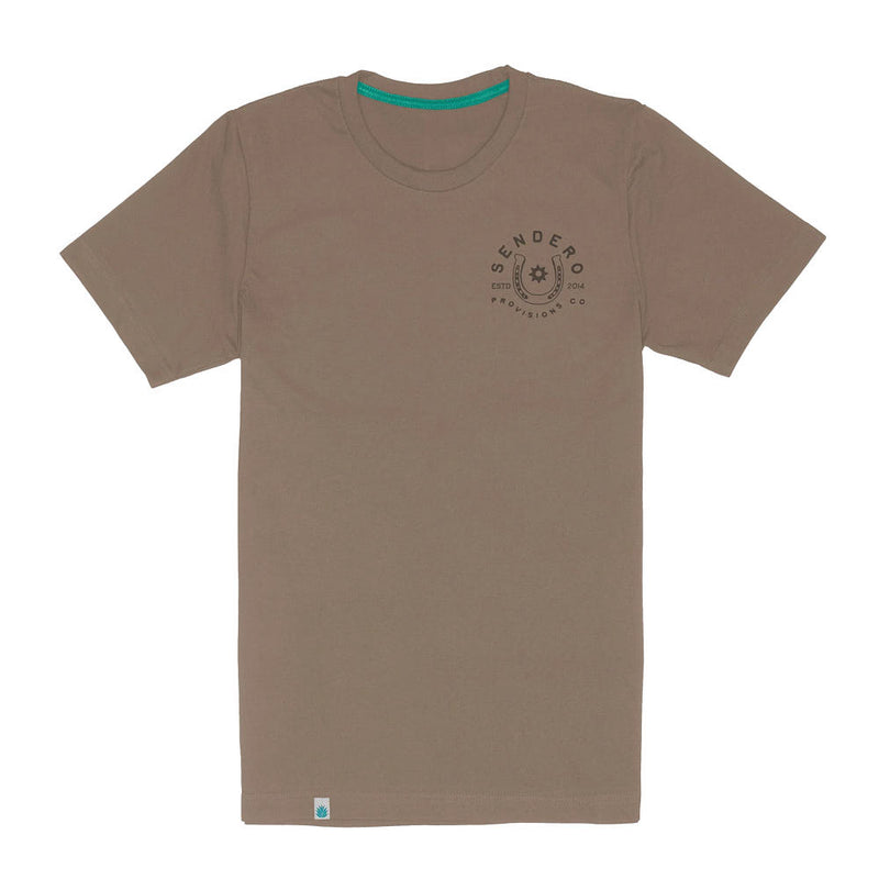 Sendero Provisions Co Men's Light Brown No Luck Tee Shirt
