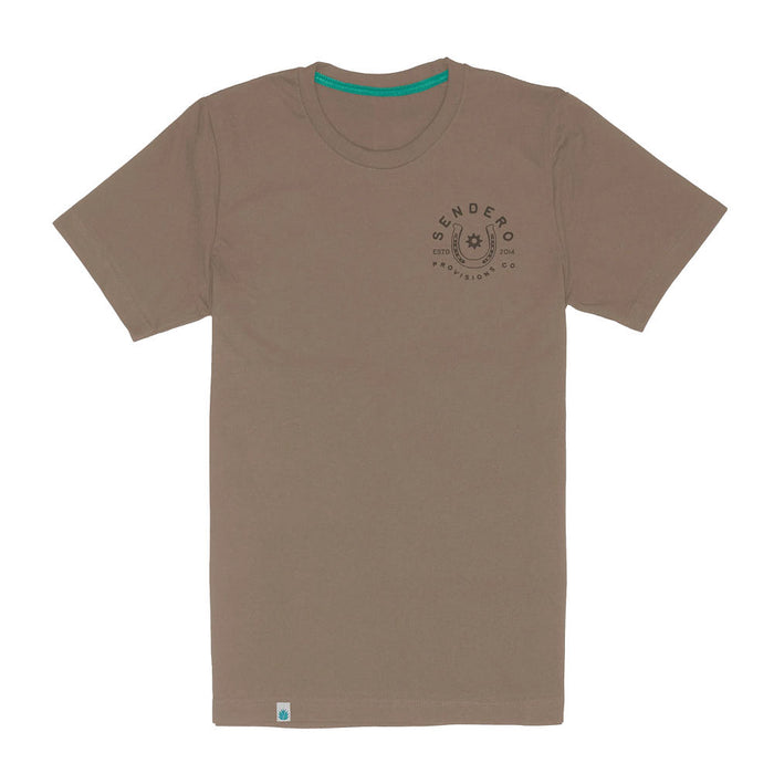 Sendero Provisions Co Men's Light Brown No Luck Tee Shirt