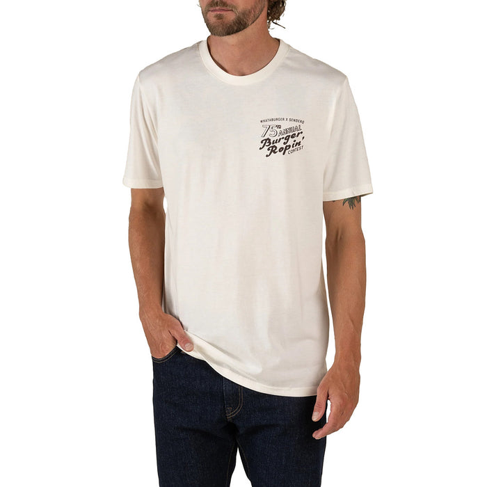 Sendero Provisions Co Men's Vintage White WhataRopin' Tee Shirt
