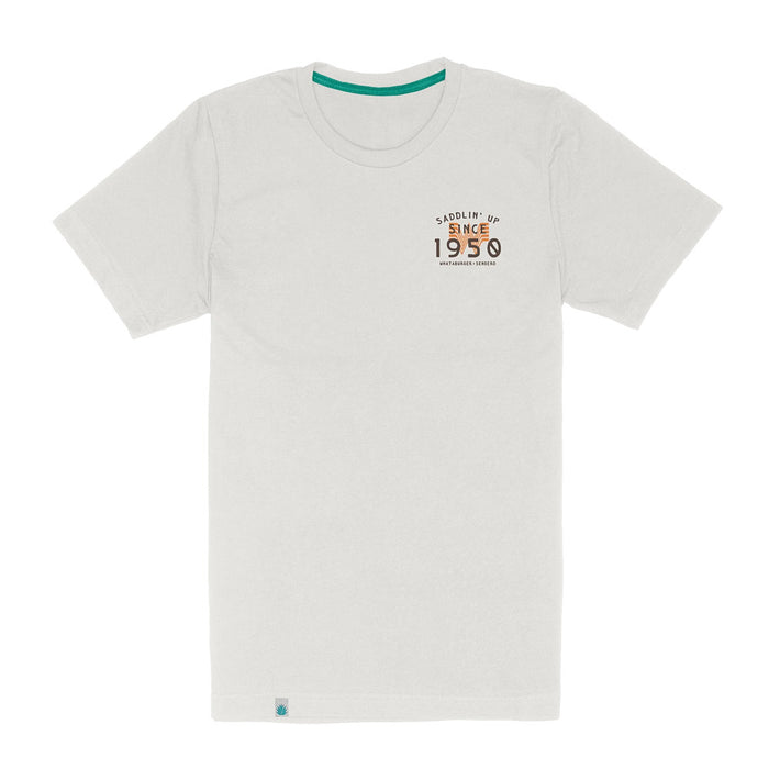 Sendero Provisions Co Men's Vintage White Whata Rodeo Tee Shirt