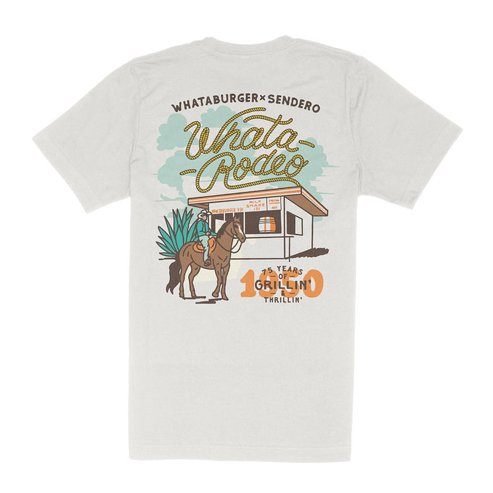 Sendero Provisions Co Men's Vintage White Whata Rodeo Tee Shirt