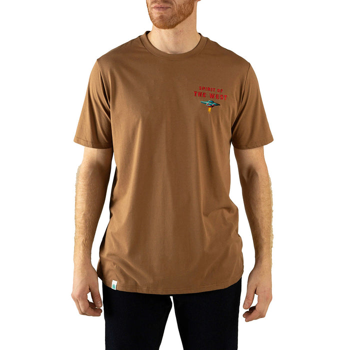 Sendero Provisions Co Men's Light Brown Danger Cowboy Tee Shirt