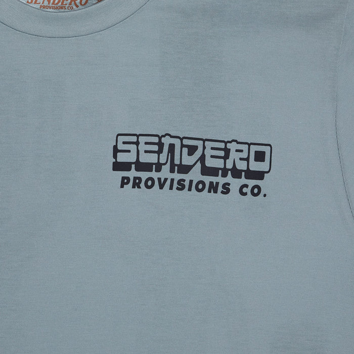 Sendero Provisions Co Men's Big Sky Blue Dust and Bones Tee Shirt