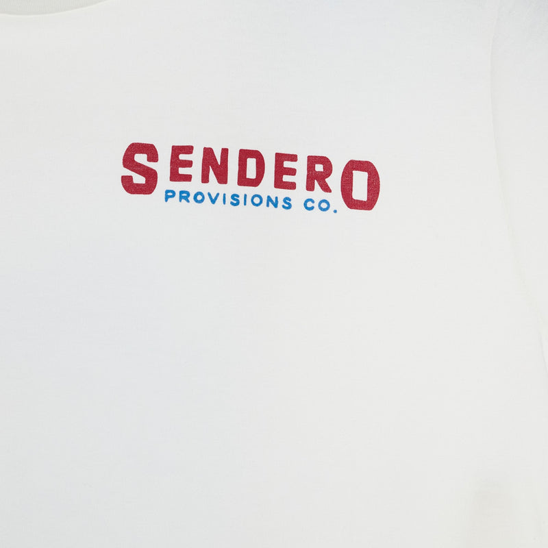 Sendero Provisions Co Men's Vintage White Tip Your Hat Tee Shirt