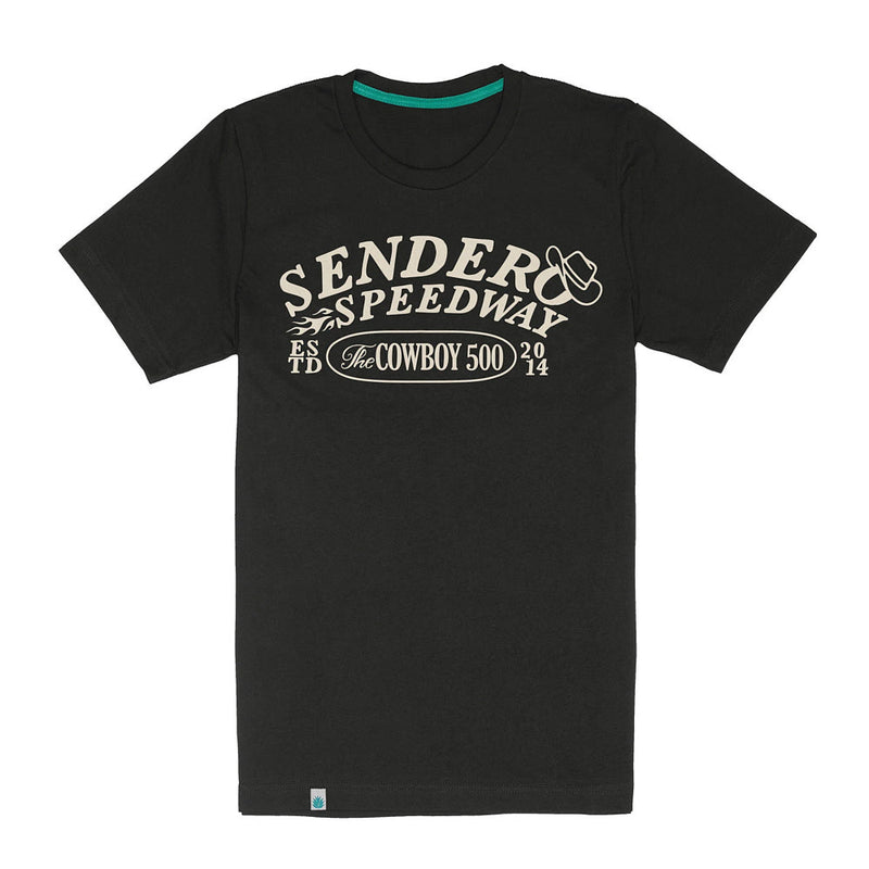 Sendero Provisions Co Men's Black Speedway Short Sleeve Tee Shirt