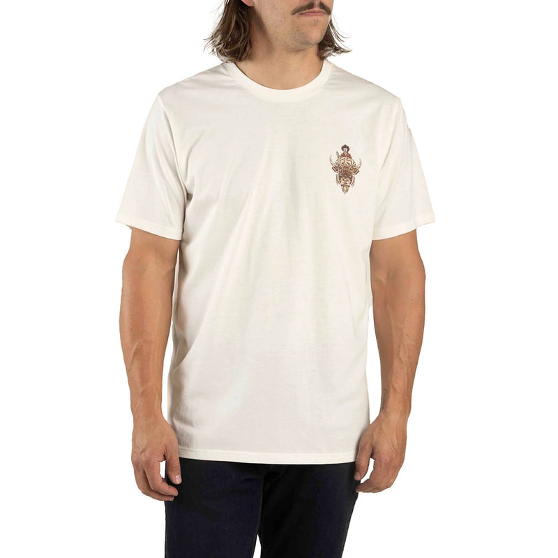 Sendero Provisions Co Men's Vintage White Buffalo Tee Shirt