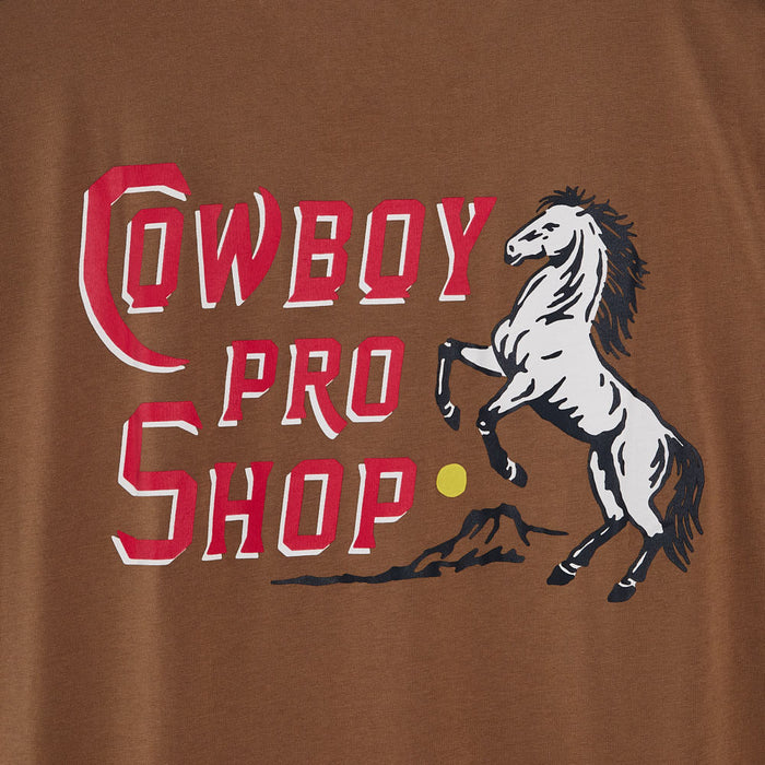 Sendero Provisions Co Men wboy Pro Shop Brown Tee