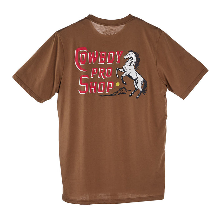 Sendero Provisions Co Men wboy Pro Shop Brown Tee
