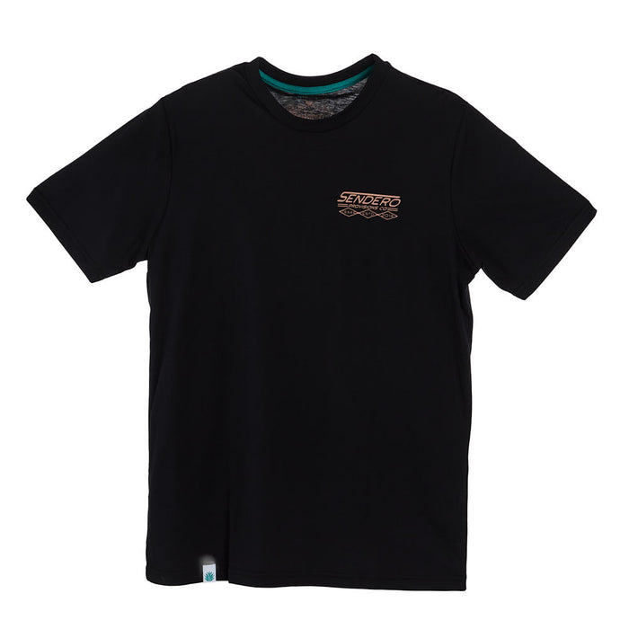 Sendero Provisions Co Mens Black Dillo Rider Short Sleeve Tee Shirt
