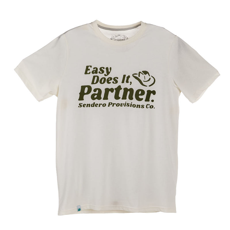 Sendero Provisions Co Men's Easy Does It Vintage White Tee