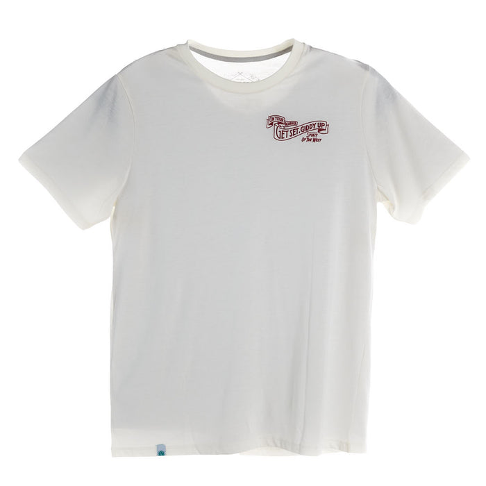 Sendero Provisions Co Men's Giddy Up Vintage White Tee