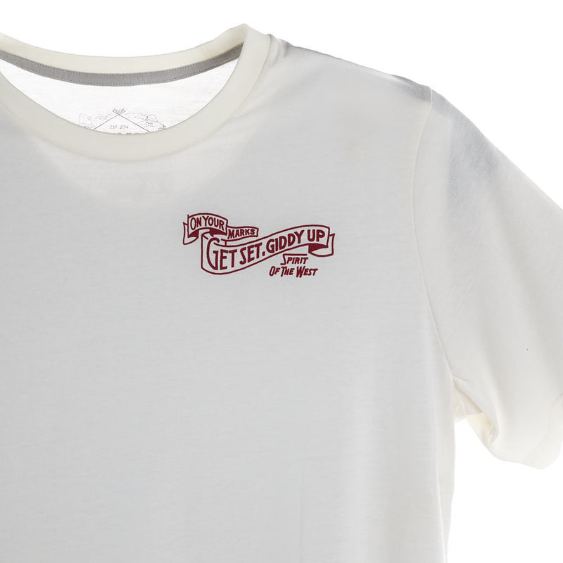 Sendero Provisions Co Men's Giddy Up Vintage White Tee