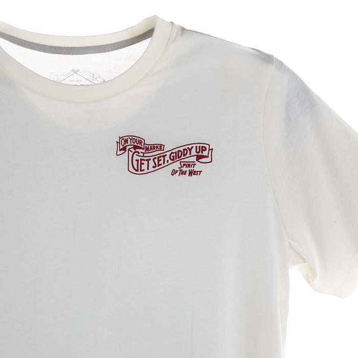 Sendero Provisions Co Men's Giddy Up Vintage White Tee