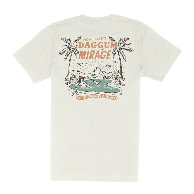 Sendero Provisions Co Men's Mirage Vintage White Tee Shirt
