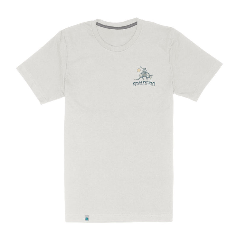 Sendero Provisions Co Men's White Armadillo Rodeo Tee Shirt