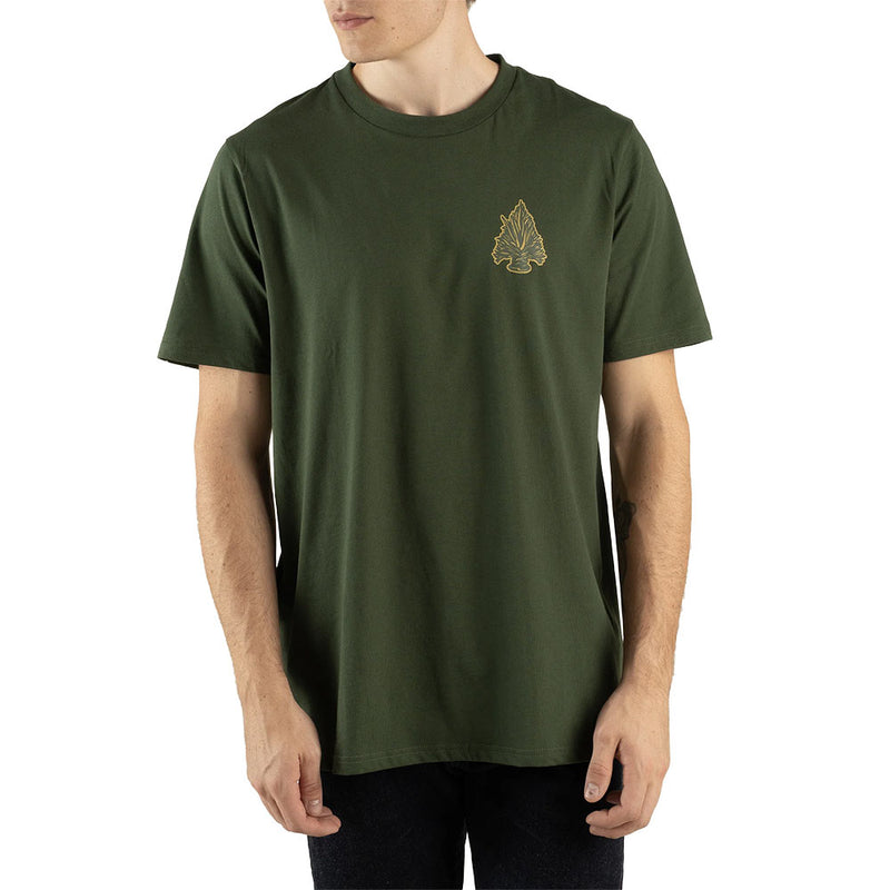 Sendero Provisions Co Men's Army Green Sendero Head Tee Shirt
