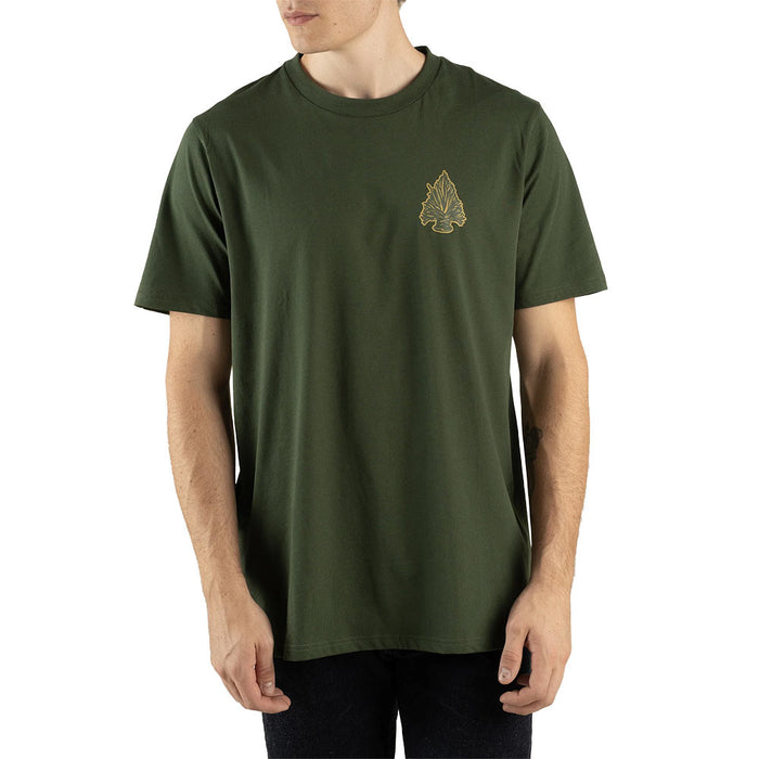 Sendero Provisions Co Men's Army Green Sendero Head Tee Shirt