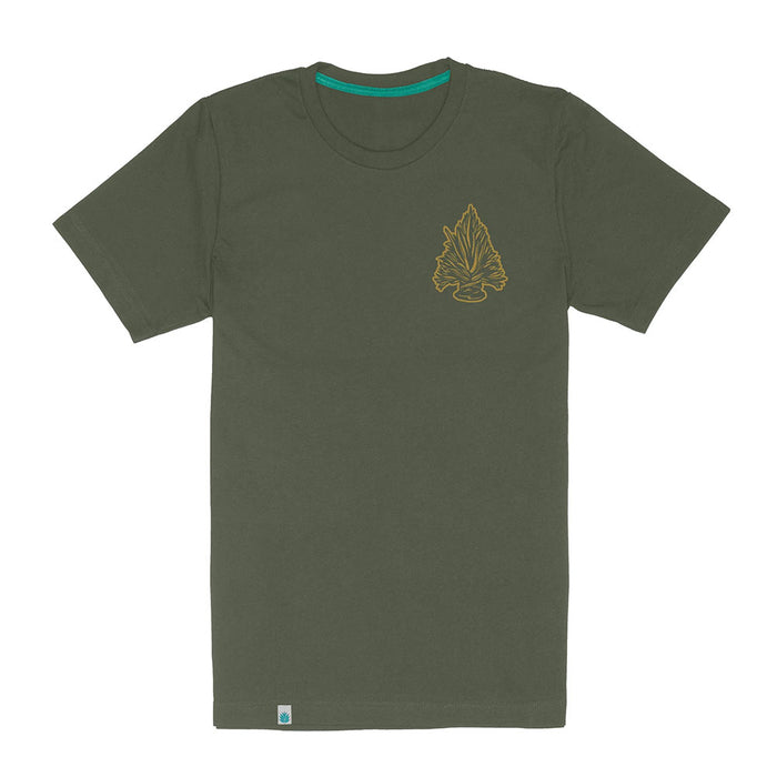 Sendero Provisions Co Men's Army Green Sendero Head Tee Shirt