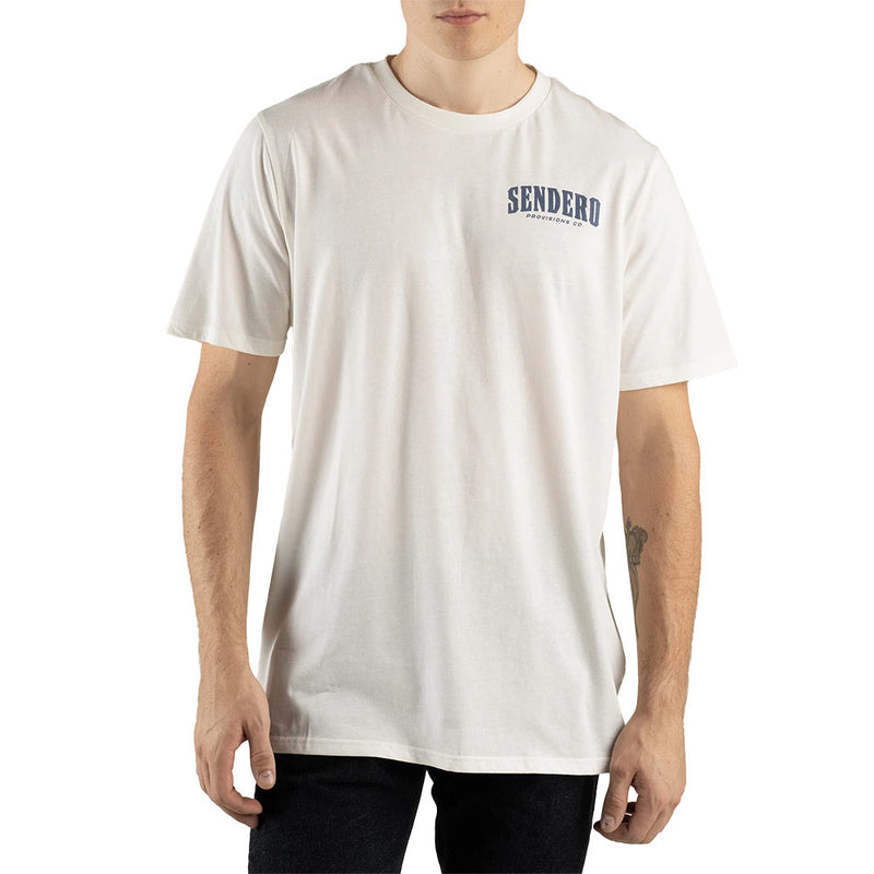 Sendero Provisions Co Men's Vintage White Need This Rain Tee Shirt