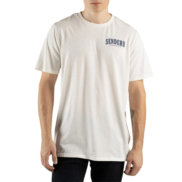 Sendero Provisions Co Men's Vintage White Need This Rain Tee Shirt