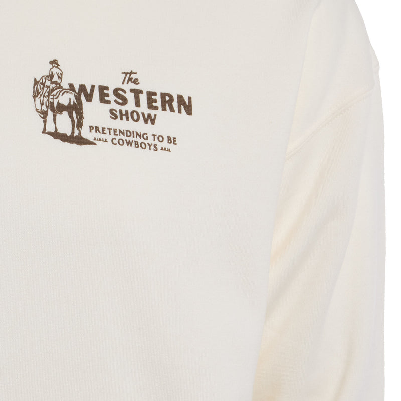 Sendero Provisions Co Mens Western Show White Sweatshirt
