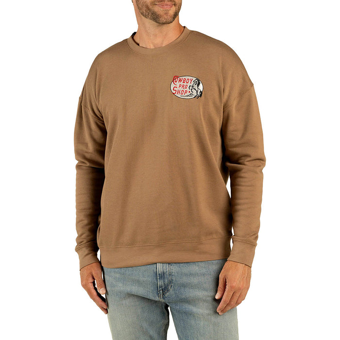 Sendero Provisions Co Men's Light Brown wboy Pro Shop Sweatshirt