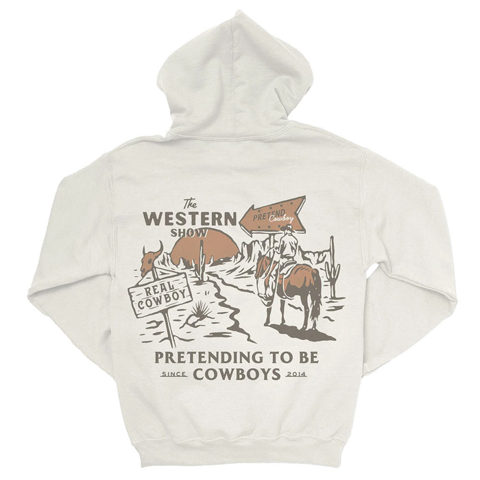 Sendero Provisions Co Men's Vintage White Western Show Hoodie