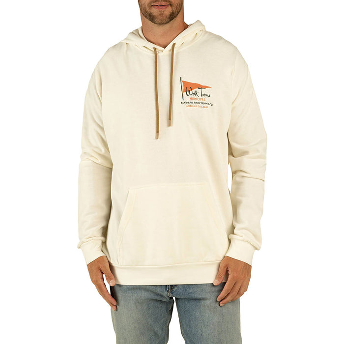 Sendero Provisions Co Men's Vintage White West Texas Municipal Hoodie