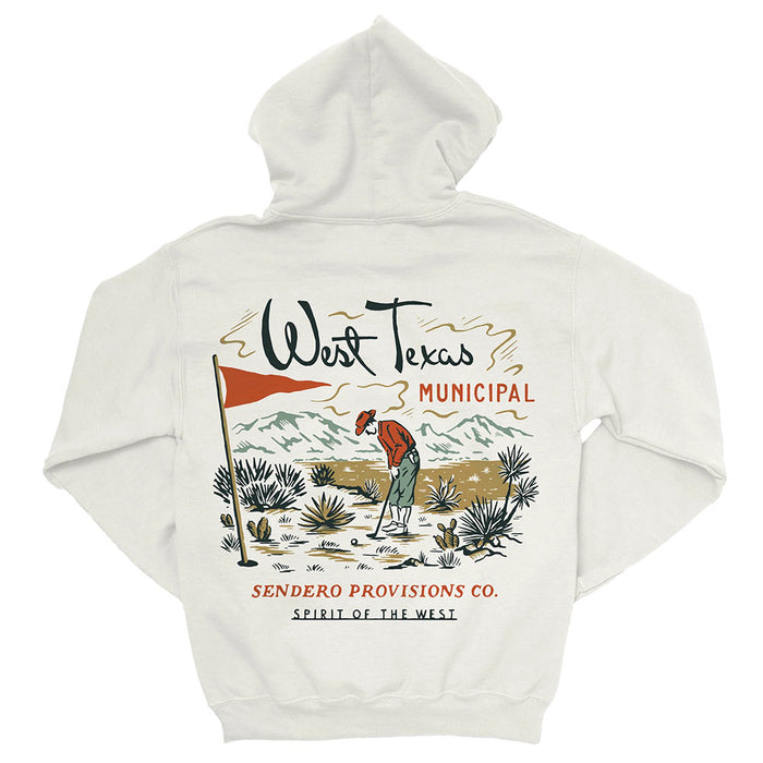 Sendero Provisions Co Men's Vintage White West Texas Municipal Hoodie