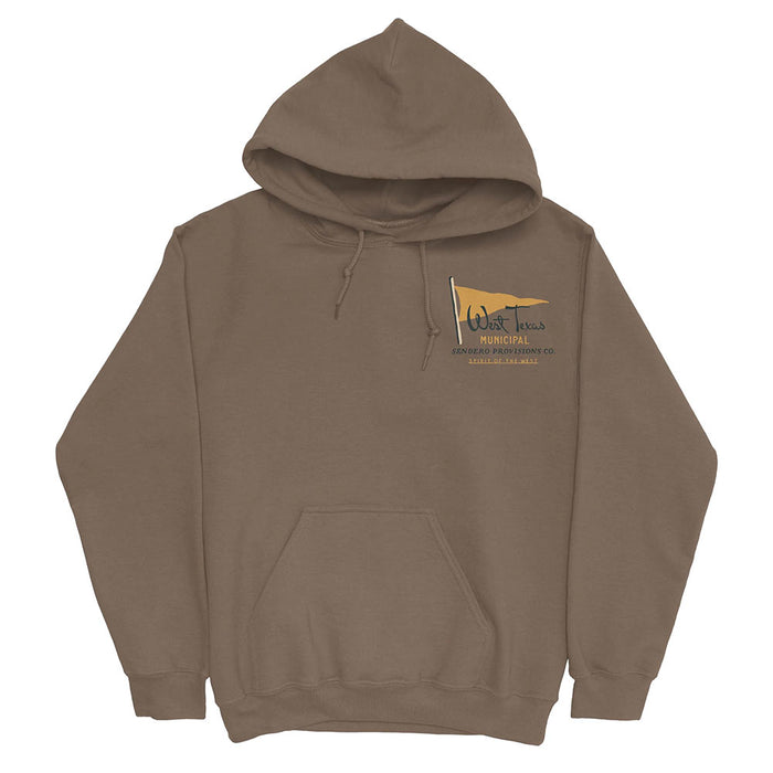 Sendero Provisions Co Men's Light Brown West Texas Municipal Hoodie