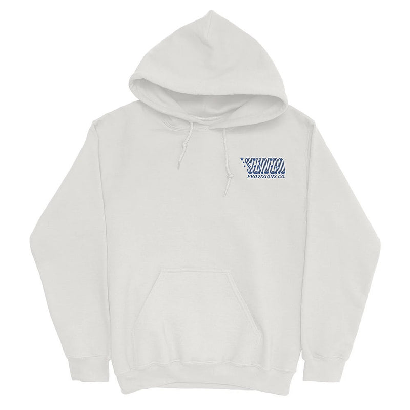 Sendero Provisions Co Men's White Western Goods Hoodie