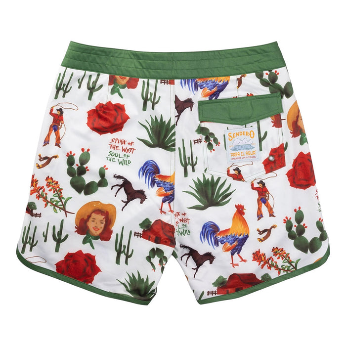 Sendero Provisions Co Men's wboy Surreal Point Bar Board Shorts