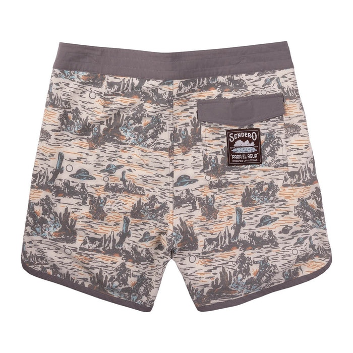 Sendero Provisions Co Men's Desert Abduction Point Bar Board Shorts