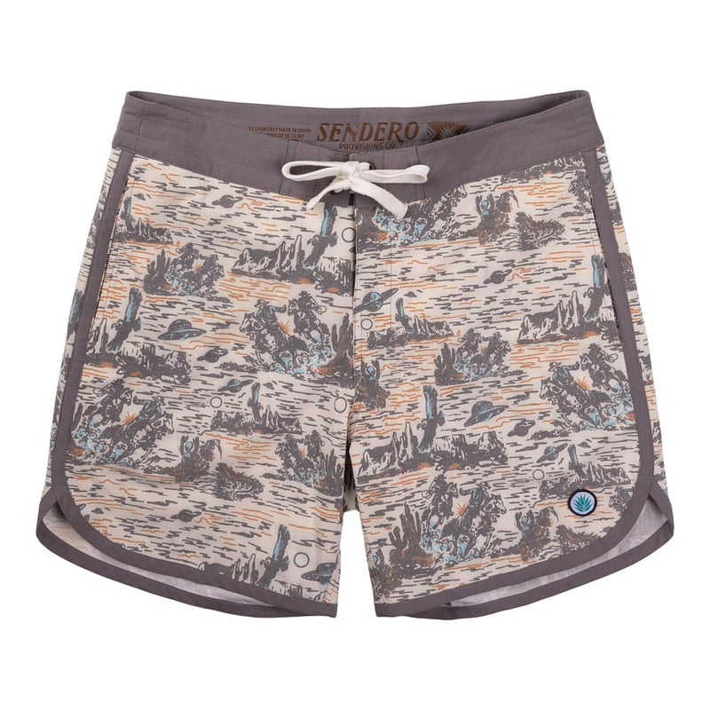 Sendero Provisions Co Men's Desert Abduction Point Bar Board Shorts